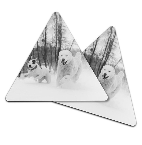 Triangle coaster bw - triangle,