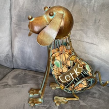 Dog Wine Cork Holder Gift Set