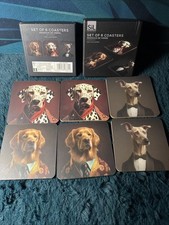SiL Set of 6 Coasters 10x10cm