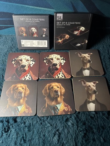 Sil set coasters - sil,