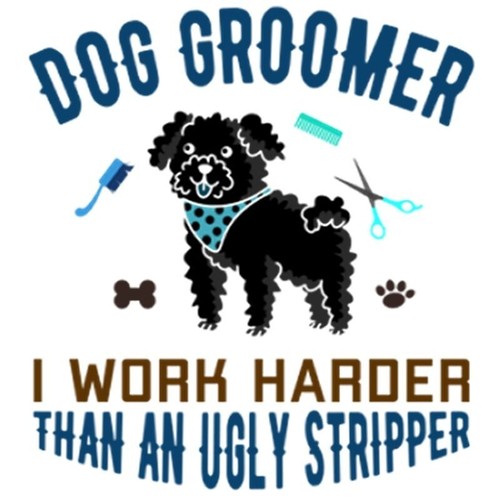 Pack dog groomer humour - pack,
