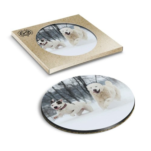 Boxed round coasters - x,